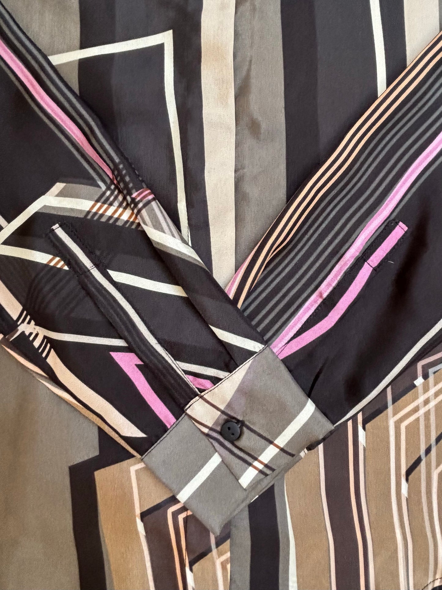 CAMISA CLASICA SLIM FIT SEDA TOSTADA