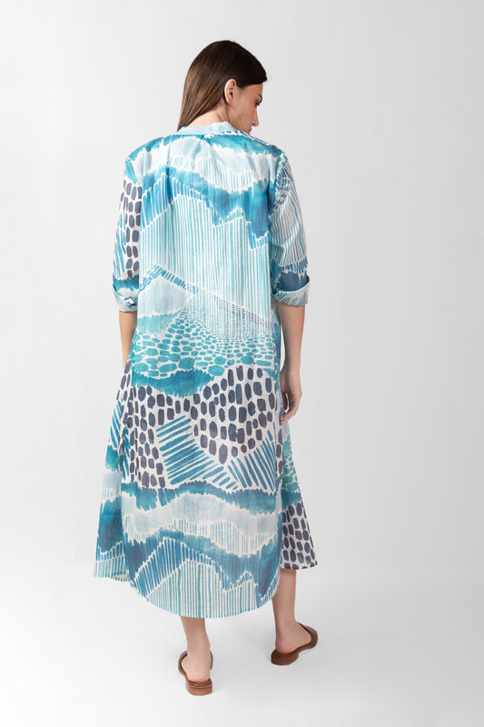 TÚNICA VOILE AZUL