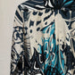 CAMISA CLASICA SLIM FIT SEDA MARIPOSA BLUE