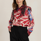 CAMISA CLASICA SLIM FIT SEDA MARIPOSA RED